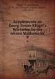 Supplemente zu Georg Simon Klgel`s Wrterbuche der reinen Mathematik. 9, Georg Simon Klugel 