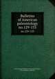 Bulletins of American paleontology. no.129-133, Paleontological Research Institution (Ithaca, N.Y.),Columbia University 