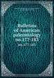 Bulletins of American paleontology. no.177-183, Paleontological Research Institution (Ithaca, N.Y.),Columbia University 
