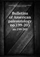 Bulletins of American paleontology. no.199-203, Paleontological Research Institution (Ithaca, N.Y.),Columbia University 