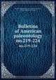 Bulletins of American paleontology. no.219-224, Paleontological Research Institution (Ithaca, N.Y.),Columbia University 