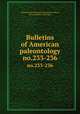 Bulletins of American paleontology. no.233-236, Paleontological Research Institution (Ithaca, N.Y.),Columbia University 