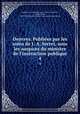 Oeuvres. Publies par les soins de J.-A. Serret, sous les auspices du ministre de l`instruction publique. 4, Joseph Louis Lagrange 
