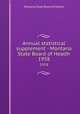 Annual statistical supplement - Montana State Board of Health. 1958, Montana State Board of Health 