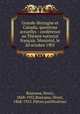 Grande-Bretagne et Canada; questions actuelles : confrence au Thatre national franais. Montral, le 20 octobre 1901, 
