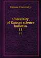 University of Kansas science bulletin. 11, Kansas. University 