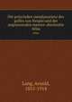 Die polycladen (seeplanarien) des golfes von Neapel und der angrenzenden meeres-abschnitte. Atlas, Lang, Arnold, 1855-1914 