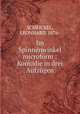 Im Spinnenwinkel microform : Komodie in drei Aufzugen, SCHRICKEL, LEONHARD, 1876- 