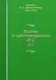 Studies in spermatogenesis. pt.2, Stevens, N. M. (Nettie Maria), 1861-1912 