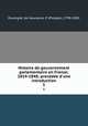 Histoire de gouvernement parlementaire en France; 1814-1848; precde d`une introduction. 5, Duvergier de Hauranne, P. (Prosper), 1798-1881 