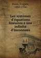 Les systmes d`quations linaires une infinit d`inconnues, Riesz, Frigyes, 1880-1956 