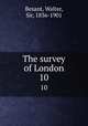 The survey of London. 10, Besant, Walter, Sir, 1836-1901 