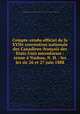 Compte-rendu officiel de la XVIIe convention nationale des Canadiens-francais des Etats-Unis microforme : tenue a Nashua, N. H. : les les sic 26 et 27 juin 1888, 