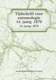 Tijdschrift voor entomologie. 14. jaarg. 1870, Nederlandse Entomologische Vereniging 