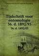 Tijdschrift voor entomologie. 36. d. 1892/93, Nederlandse Entomologische Vereniging 