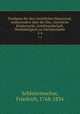Predigten fr den christlichen Hausstand, insbesondere ber die Ehe, christliche Kinderzucht, Gastfreundschaft, Wohlthtigkeit un Nchstenliebe. 3-4, Schleiermacher, Friedrich, 1768-1834 
