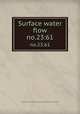 Surface water flow. no.23:61, California. Dept. of Water Resources. Division of Resources Planning 