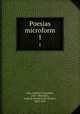 Poesias microform. 1, Anto?nio Gonc?alves Dias 