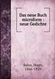 Das neue Buch microform : neue Gedichte, Salus, Hugo, 1866-1929 