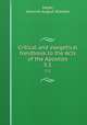 Critical and exegetical handbook to the Acts of the Apostles. 5:1, Meyer, Heinrich August Wilhelm 