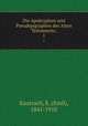 Die Apokryphen und Pseudepigraphen des Alten Testaments. Band 1, Kautzsch, E. (Emil), 1841-1910 