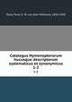 Catalogus Hymenopterorum hucusque descriptorum systematicus et synonymicus. 1-2, K. W. Dalla Torre 