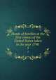 Heads of families at the first census of the United States taken in the year 1790 . 5, United States. Bureau of the Census,United States. Census Office. Returns of the whole number of inhabitants 