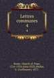 Lettres communes. 4, Rome, Church of. Pope, 1316-1334 (John XXII),Mollat, G. (Guillaume), 1877- 