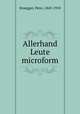 Allerhand Leute microform, Rosegger, Peter, 1843-1918 