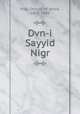 Dvn-i Sayyid Nigr, Nigr, Seyyid Mr amza, 1805-1886 