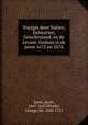 Voyagie door Italien, Dalmatien, Grieckenland, en de Levant. Gedaan in de jaren 1675 en 1676, Spon, Jacob, 1647-1685,Wheler, George, Sir, 1650-1723 