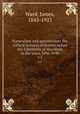 Naturalism and agnosticism; the Gifford lectures delivered before the University of Aberdeen in the years 1896-1898. v.1, Ward, James, 1843-1925 