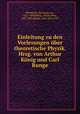 Einleitung zu den Vorlesungen uber theoretische Physik. Hrsg. von Arthur Konig und Carl Runge, Hermann von Helmholtz 