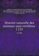 Histoire naturelle des animaux sans vertbres . t 210, Jean Baptiste P.A. de Monet de Lamarck 