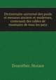 Dictionnaire universel des poids et mesures anciens et modernes, contenant des tables de monnaies de tous les pays, Doursther, Horace 