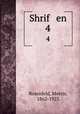 Shrif en. 4, Rosenfeld, Morris, 1862-1923 
