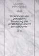 Verzeichniss der Conchilien-Sammlung des verstorbenen Herrn Consul Gruner, Gruner, Herr Consul 