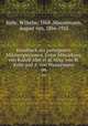 Handbuch der pathogenen Mikroorganismen. Unter Mitwirkung von Rudolf Abel et al. Hrsg. von W. Kolle und A. von Wassermann. 06, Kolle, Wilhelm, 1868-,Wassermann, August von, 1866-1925 