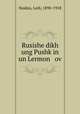 Rusishe dikh ung Pushk?in un Lermon ov, Naidus, Leib, 1890-1918 