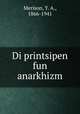 Di printsipen fun anarkhizm, Merison, Y. A., 1866-1941 