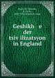 Geshikh e der tsiv?ilizatsyon in England, H. T. Bachl 