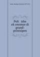 Poli ishe ek?onomye di grund-printsipen, Sachs, Abraham Simchah, 1879-1931 