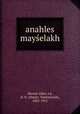 anahles mayselakh, Dmitrii Narkisovich Mamin-SibirYak 