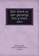 Der iberk?er der gerangl fun a men shn, Toller, Ernst, 1893-1939,Brenner, Sarah 
