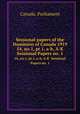 Sessional papers of the Dominion of Canada 1919. 54, no.1, pt.1, a-b, A-K Sessional Papers no. 1, Canada. Parliament 