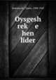Oysgesh rek? e hen lider, Semiatycki, Chaim, 1908-1943 
