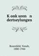 Konkuren n dertseylungen, Rozenfeld, Yonah, 1880-1944 