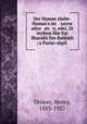 Der Haman shebe-Haman`s mi zayne adyu an n, oder, Di reyfene libe fun Shurakh fun Baldakh : a Purim-shpil, Drimer, Henry, 1883-1957 