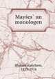 Mayses? un monologen, Sholem Aleichem, 1859-1916 