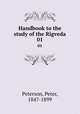Handbook to the study of the Rigveda. 01, Peterson, Peter, 1847-1899 